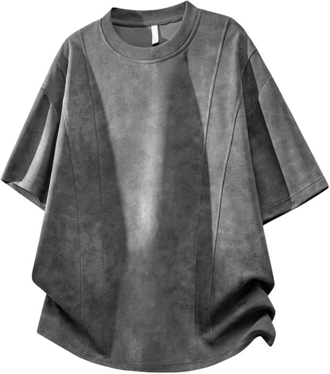 tシャツ メンズ 夏服 タイダイ T シャツ 半袖 冷感 涼しい アイスシルク ひんやり 大きいサイズ ゆったり 吸汗速乾 薄手 通気性 快適 カジュアル シンプル オシャレ 無地 サマー 服 ユニセックス トップス